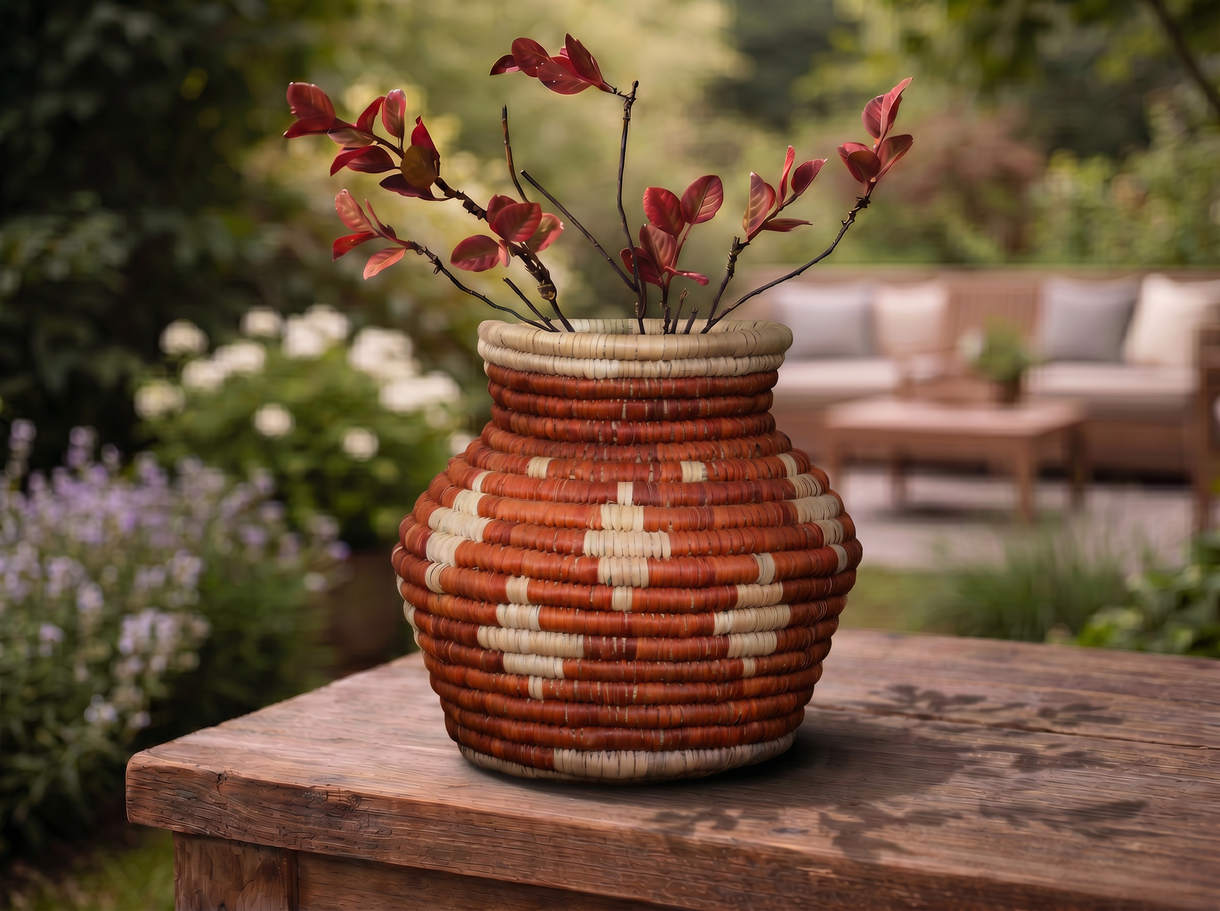 Medallions Coiled Vase
