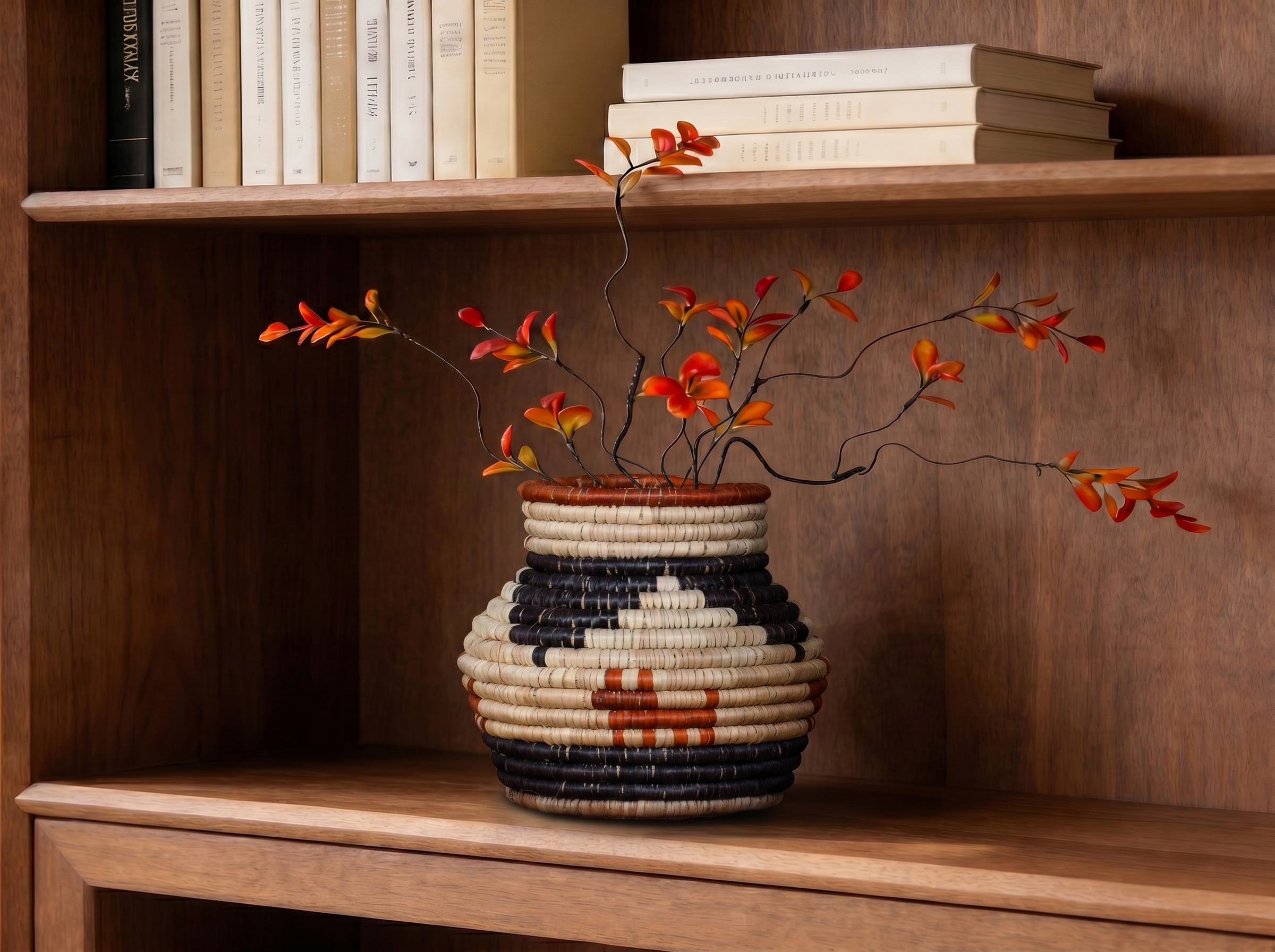 Tri-Layered Coiled Vase