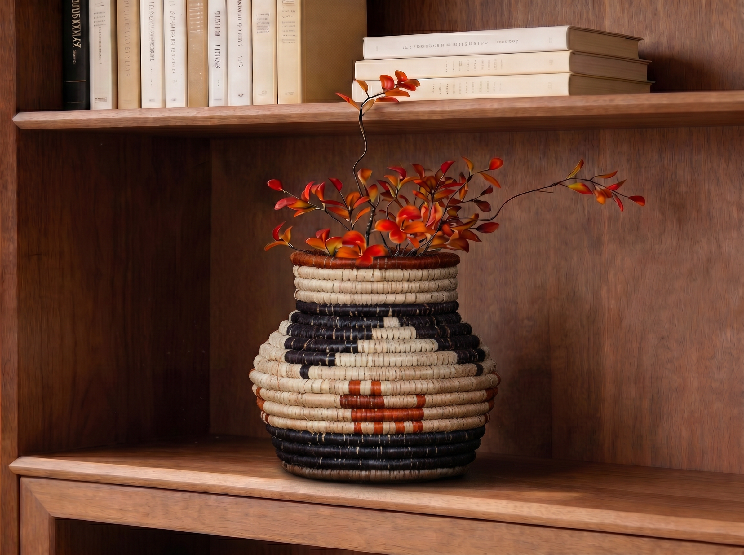 Tri-Layered Coiled Vase