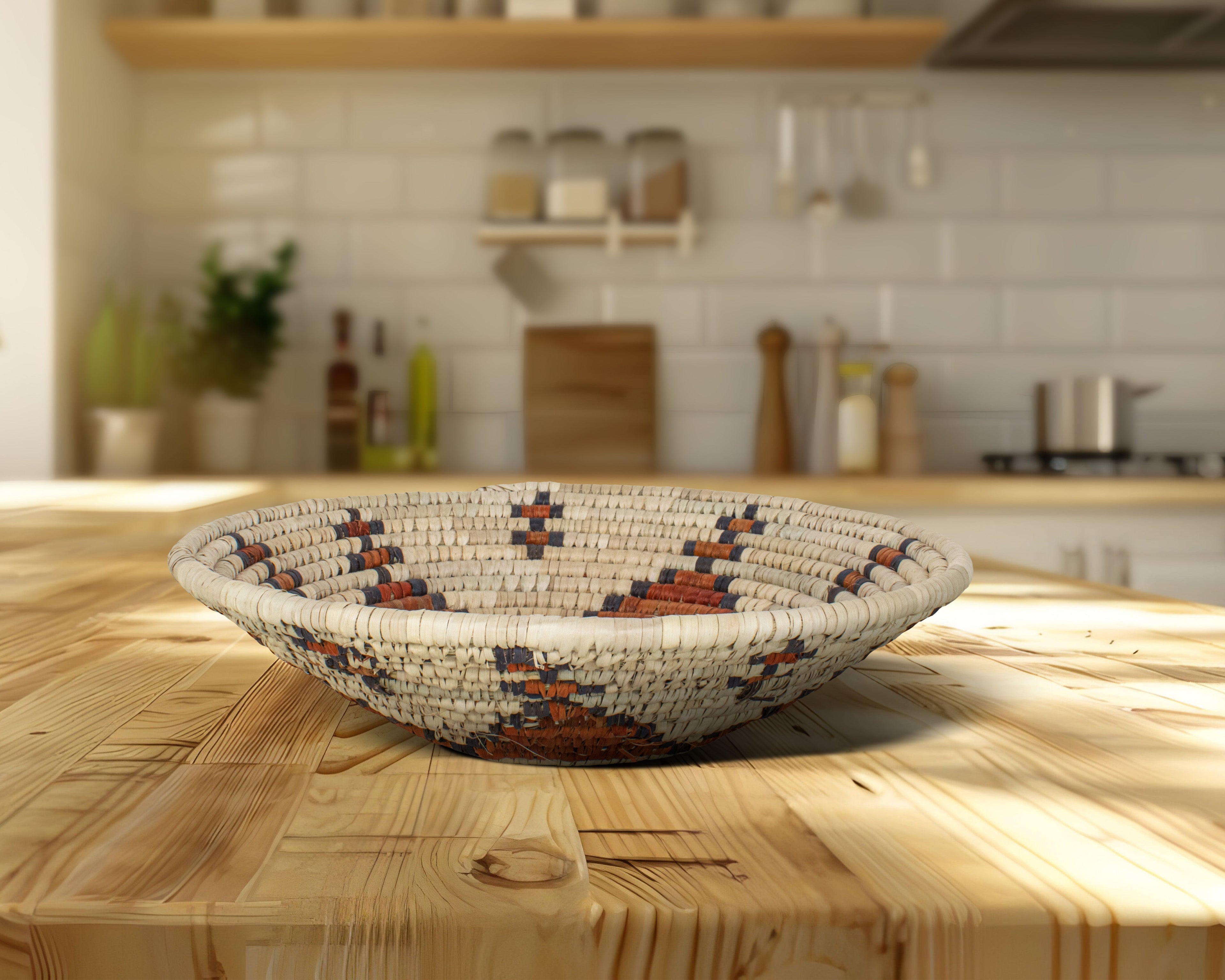 Star Brown Bowl Basket 13-Inch BB-1309-13