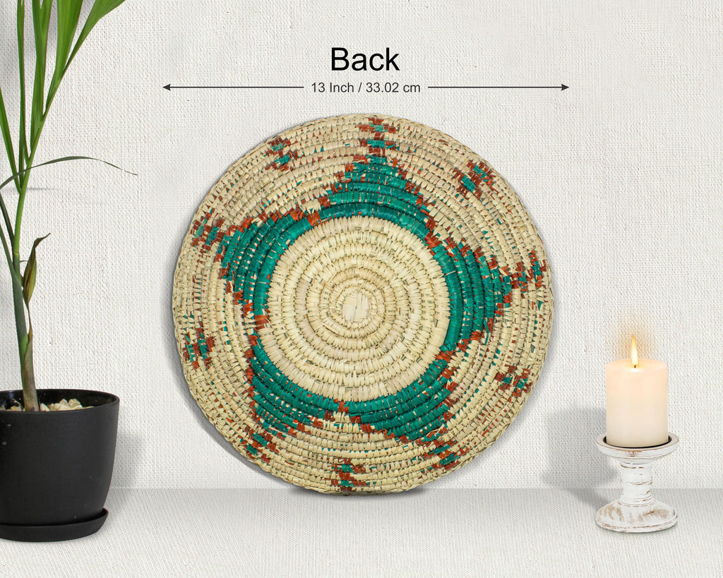 Star Turquoise Bowl Basket 13-Inch BB-1305-13