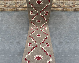 Storm Flatweave Runner Rug – 2.5x12 ft