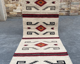 Sunset Mesa Flatweave Runner Rug – 2.5x10 ft