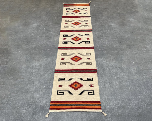 Sunset Mesa Flatweave Runner Rug – 2.5x10 ft