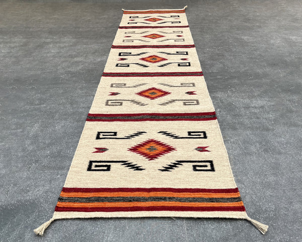 Sunset Mesa Flatweave Runner Rug – 2.5x10 ft