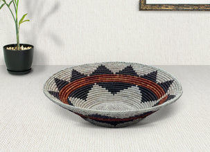 Authentic Navajo Inspired Bowl Basket 22-Inch