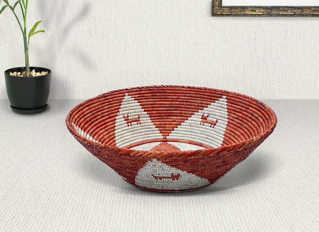 Orange Dogs Bowl Basket 22-Inch LBW-083-22