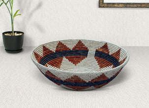 Authentic Navajo-Inspired Bowl Basket 22-Inch