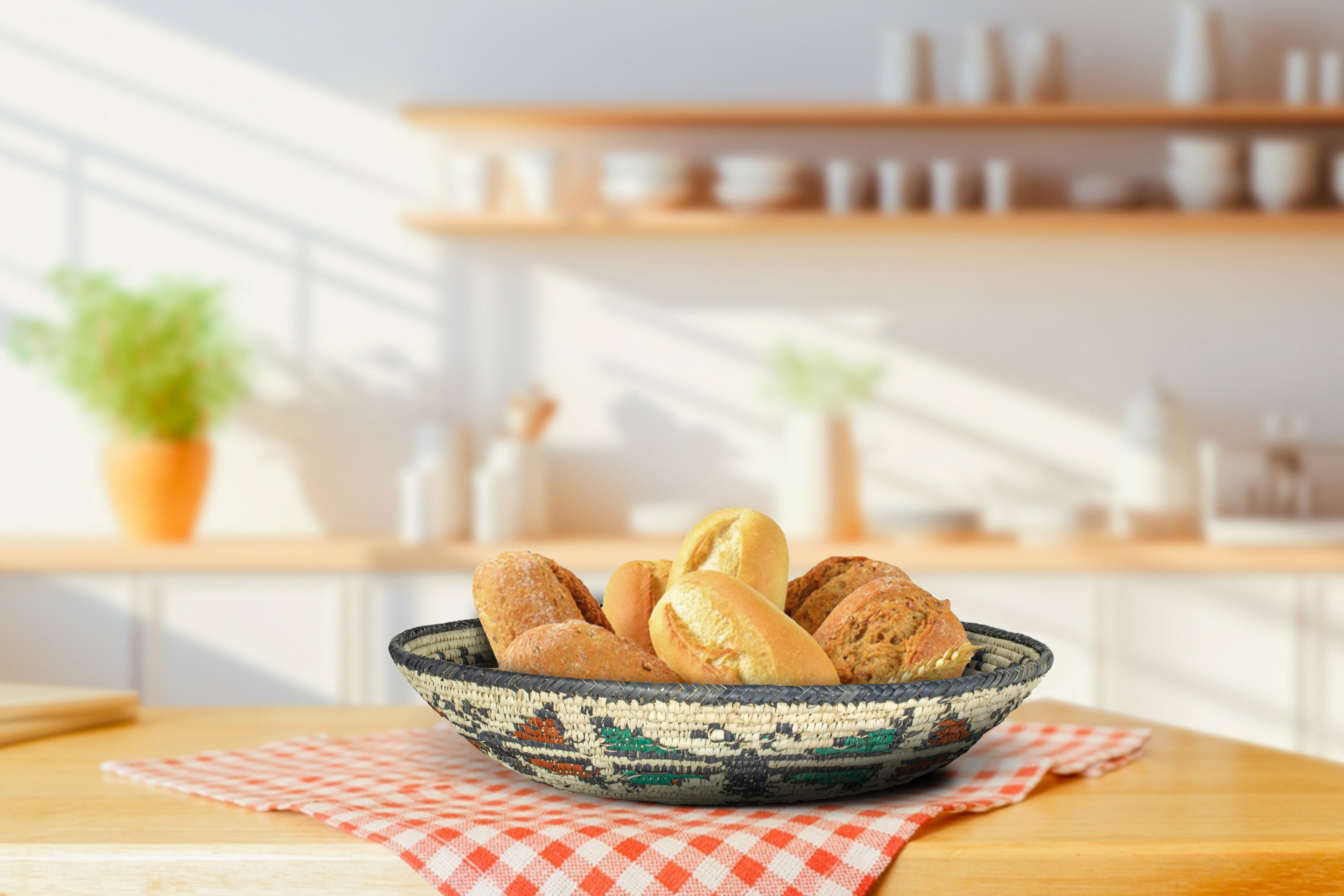 Dragon Flies Bowl Basket 14-inch BSK-072-14 A