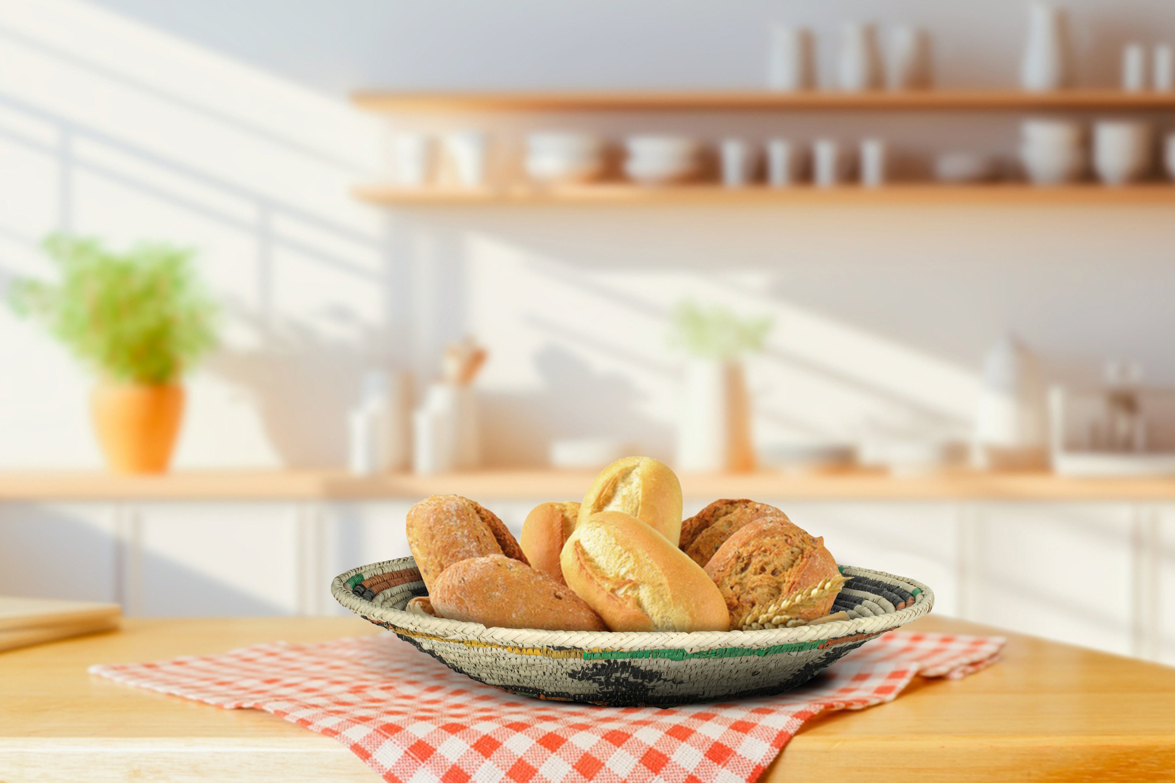 Green Turtle Bowl Basket 14-inch BSK-139-15 A