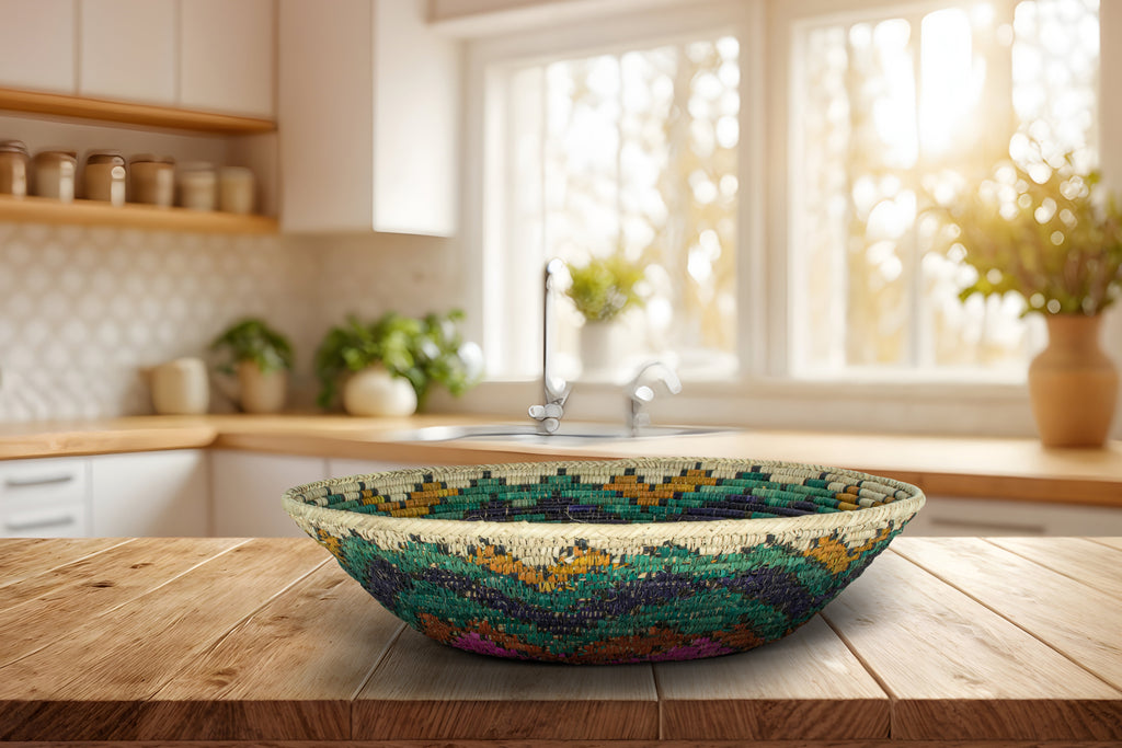 Multi Pyramids Bowl Basket 14-inch BSK-036-14