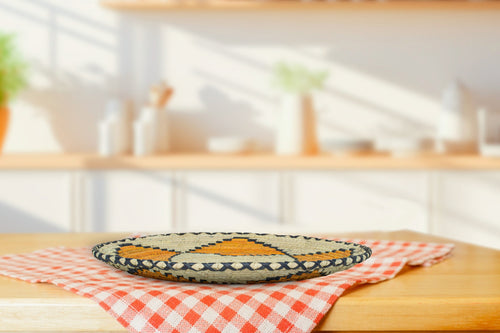 12" Dia Five Directions Flat Basket