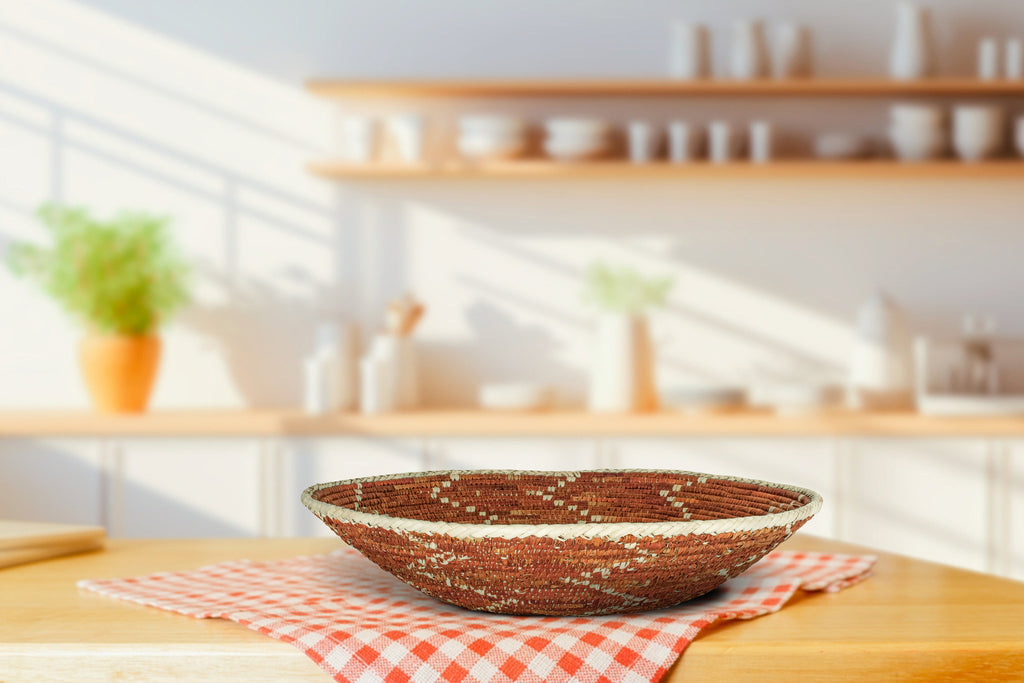 Pinwheel Weaver Basket 14-inch BSK-190-15