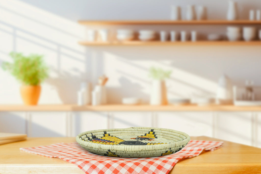 Dancer Thick Coil Flat Basket 12-Inch TPL-022-13