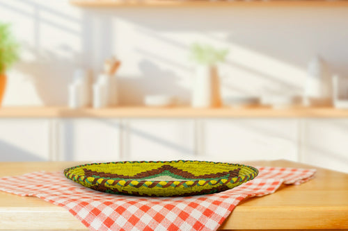 12" Dia Kiva Star Flat Basket