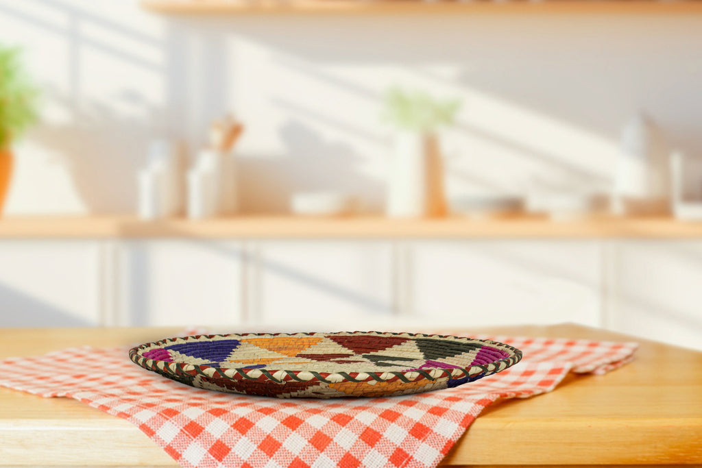 Color Blast Flat Basket 12-Inch PL-306-12