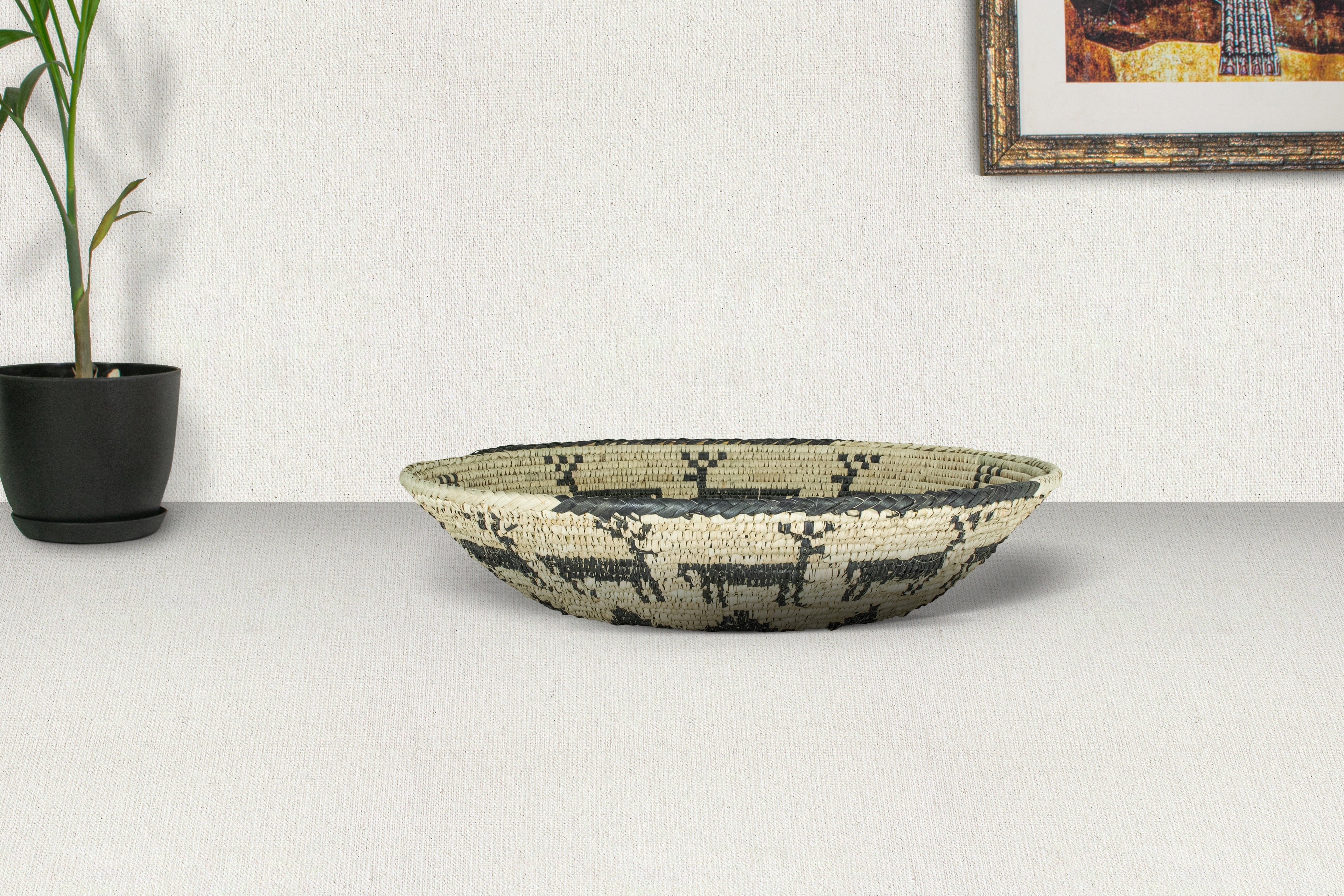 Deer Dance Basket 14-inch BSK-193-15