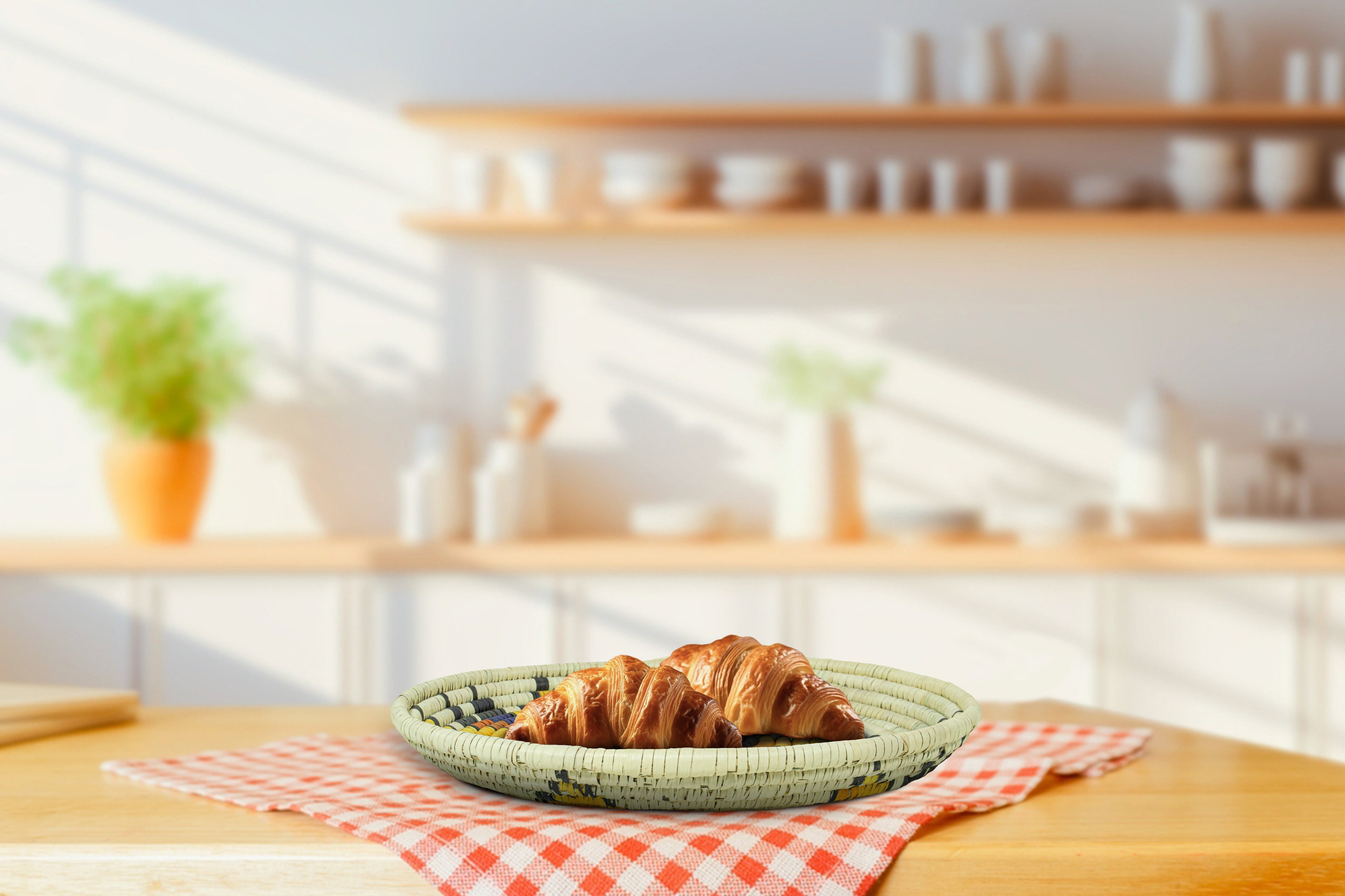 Dancer Thick Coil Flat Basket 12-Inch TPL-022-13