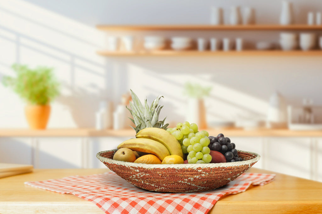 Pinwheel Weaver Basket 14-inch BSK-190-15