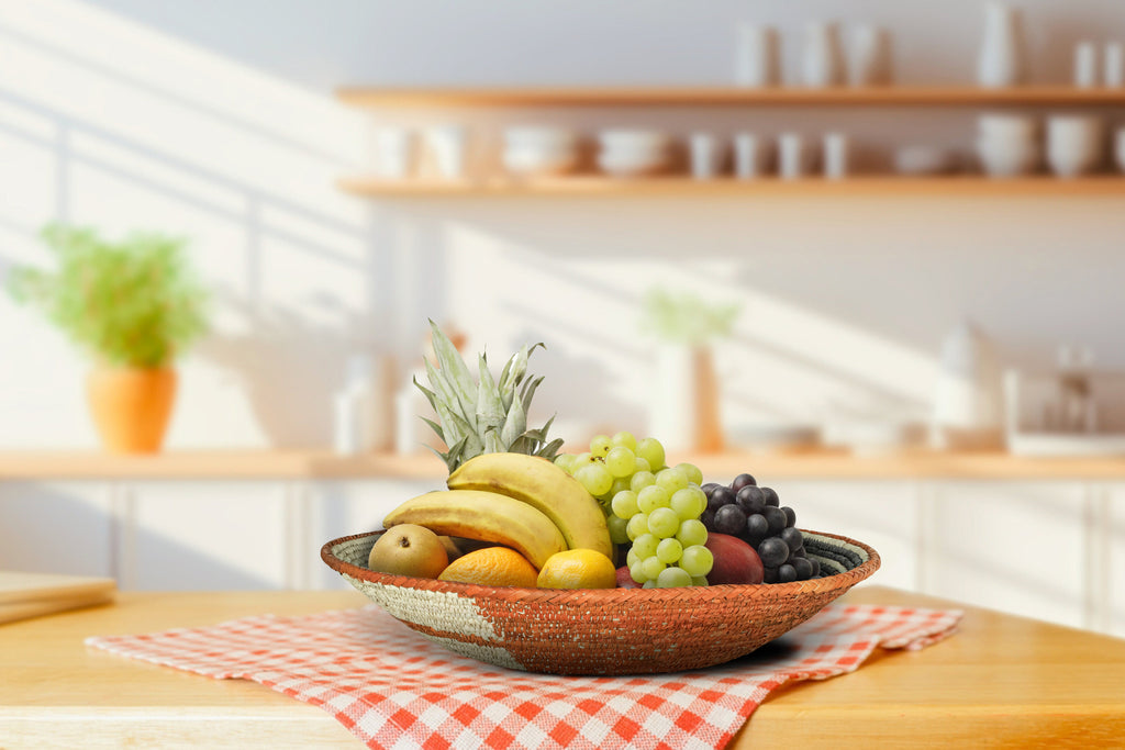 Burnt Sienna Circle Basket 14-inch BSK-156-15