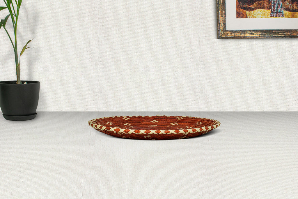 Vermillion Galaxy Flat Basket