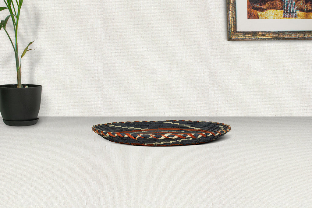 Black Wings Flat Basket 12-Inch PL-308-12 A