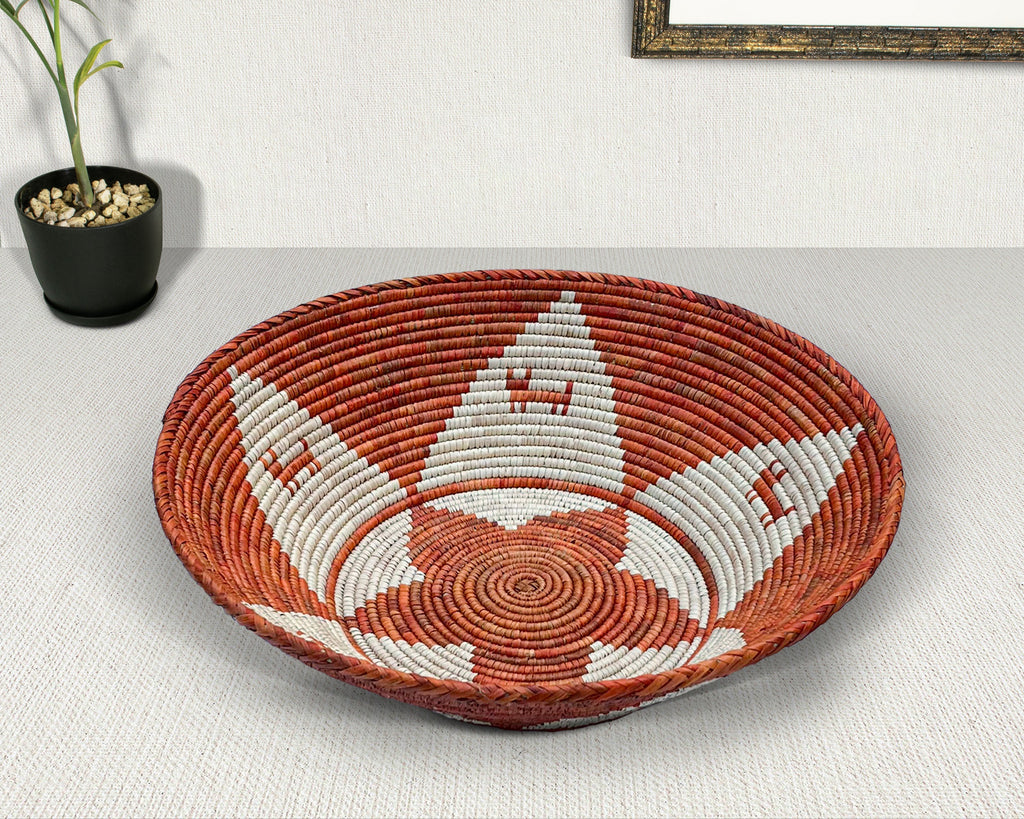 Orange Dogs Bowl Basket 22-Inch LBW-083-22