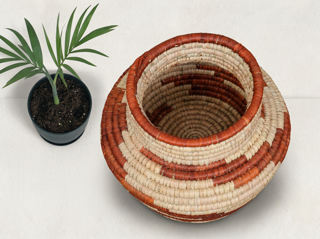 Rustic Storm Small Coiled Vase Potter