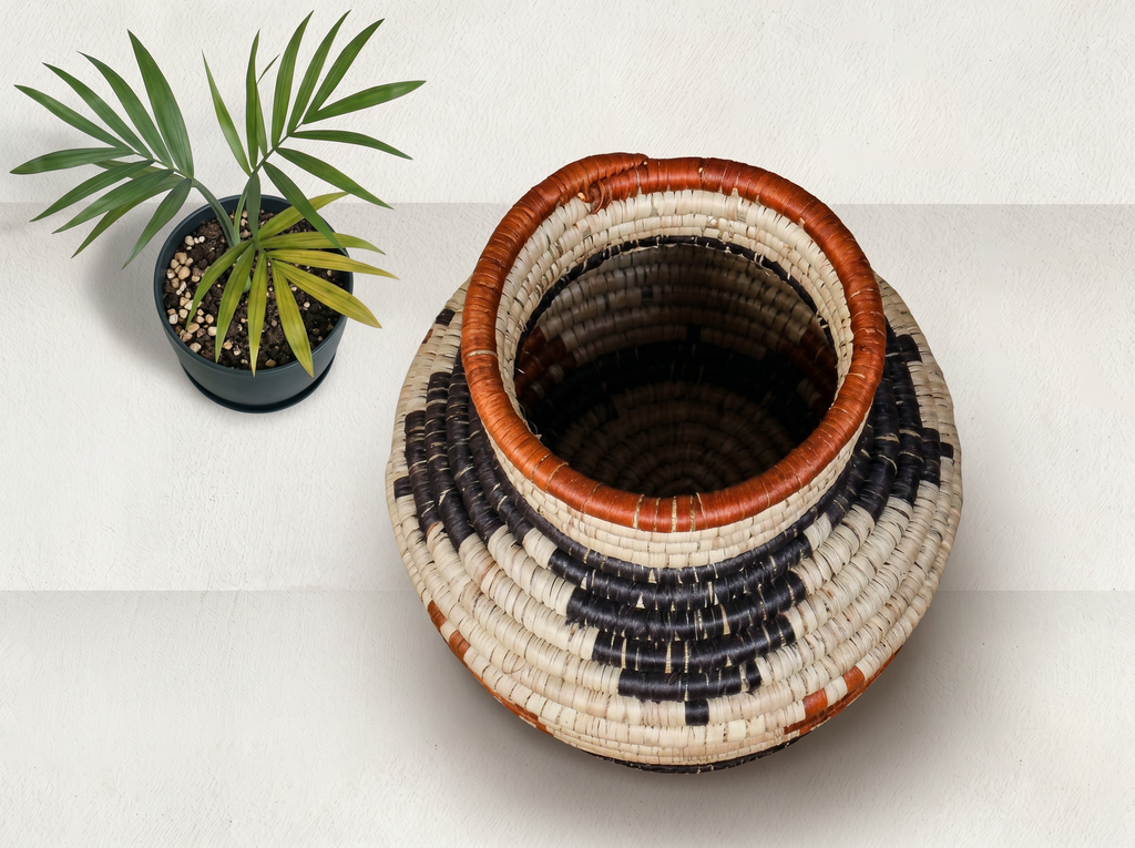 Tri-Layered Coiled Vase