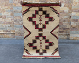 Eye Dazzler Navajo Inspired Hand-Knotted Carpet - 5x3 ft