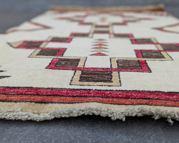 Eye Dazzler Navajo Inspired Hand-Knotted Carpet - 5x3 ft