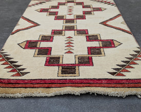 Eye Dazzler Navajo Inspired Hand-Knotted Carpet - 5x3 ft