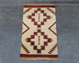 Eye Dazzler Navajo Inspired Hand-Knotted Carpet - 5x3 ft