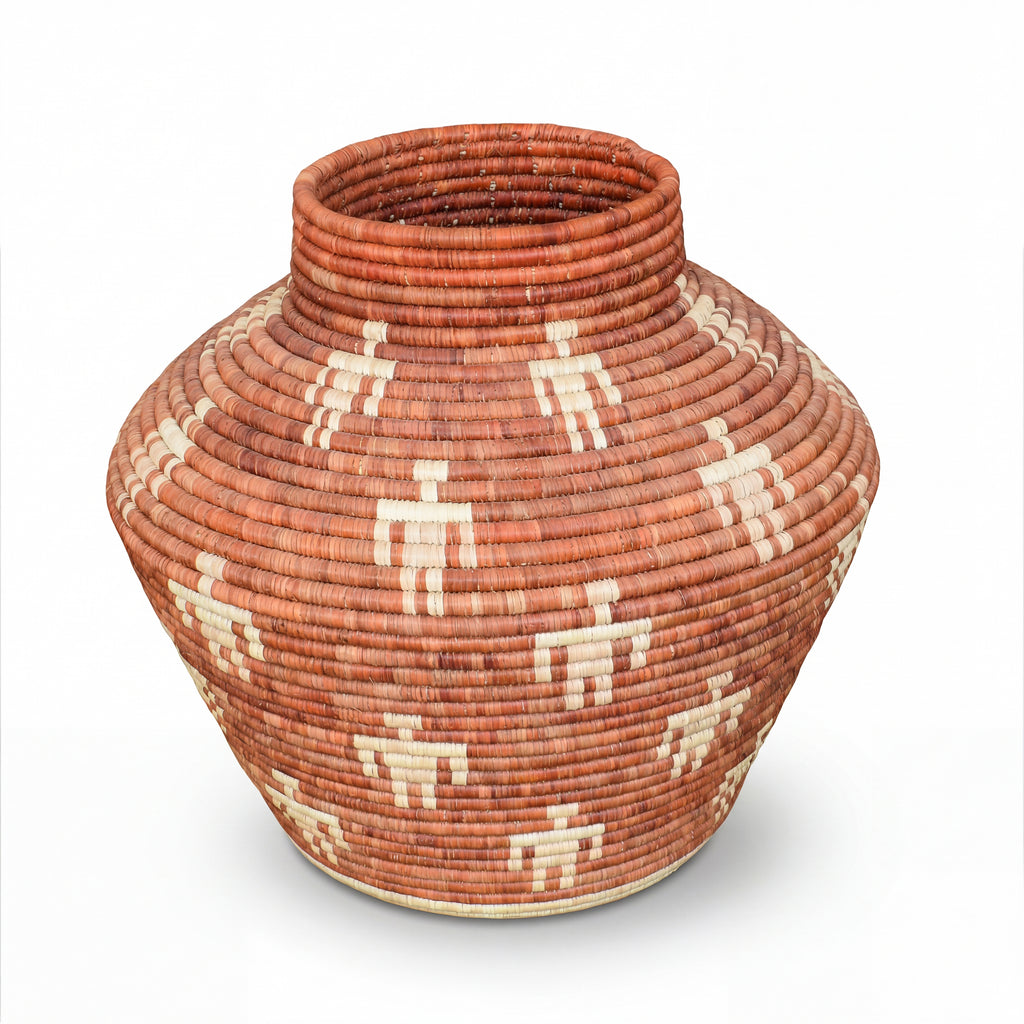 Rustic Tribal Figure Potter Vase