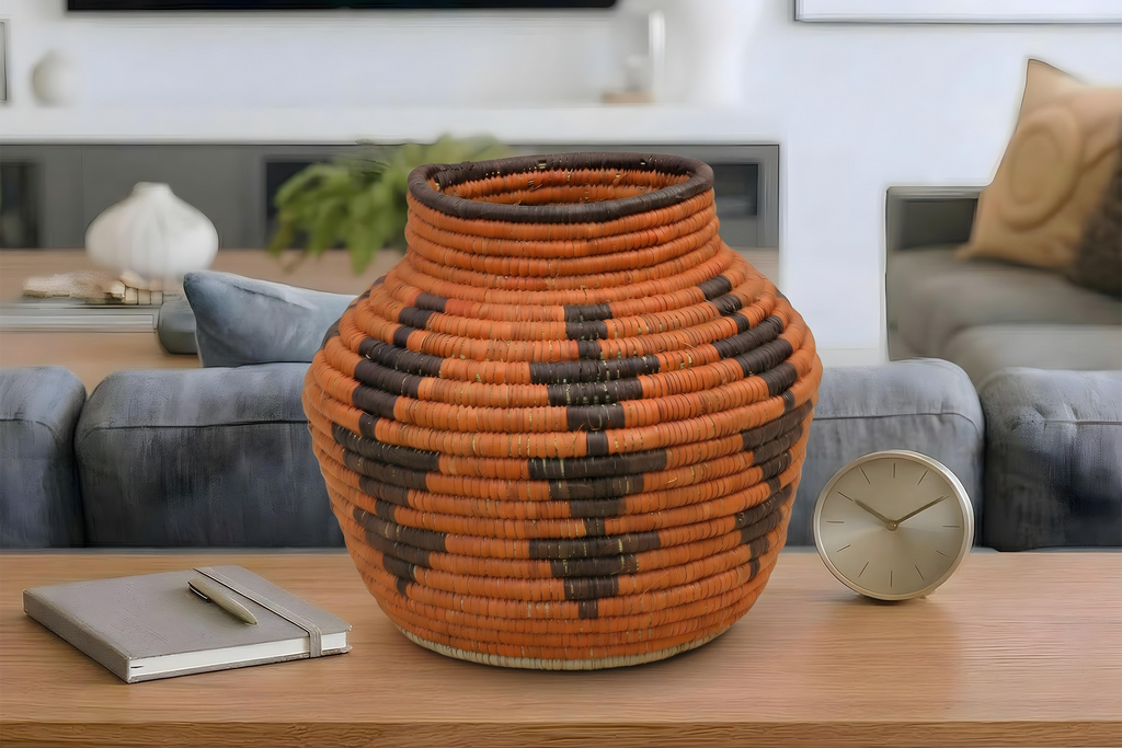 Pumpkin Cross Potter Vase