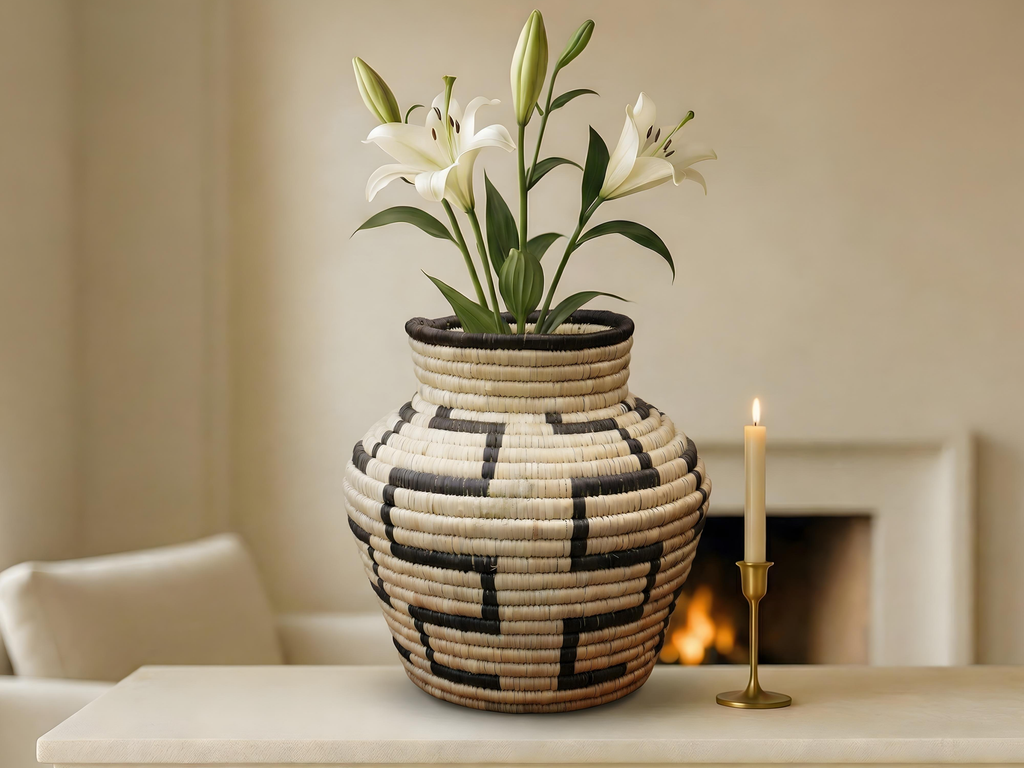 Maze Step Potter Vase