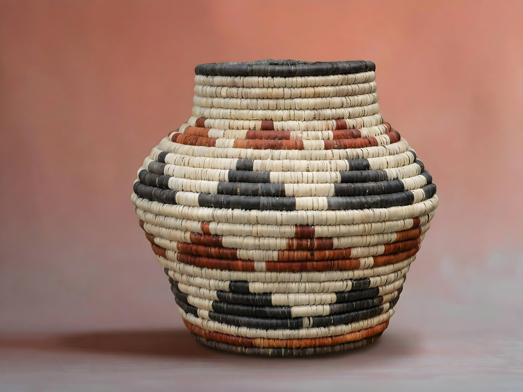 Zoned Diamond Potter Vase