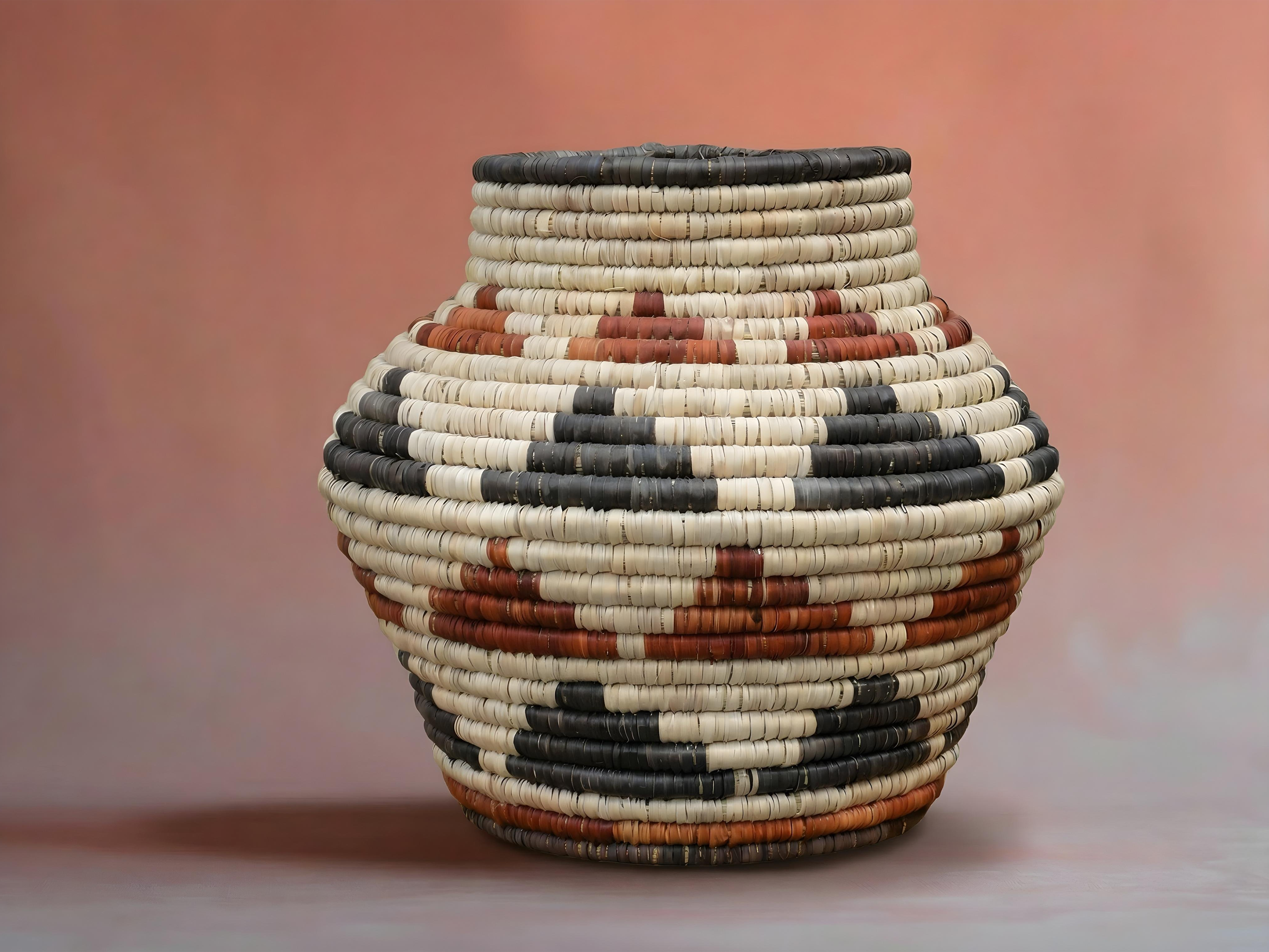 Zoned Diamond Potter Vase