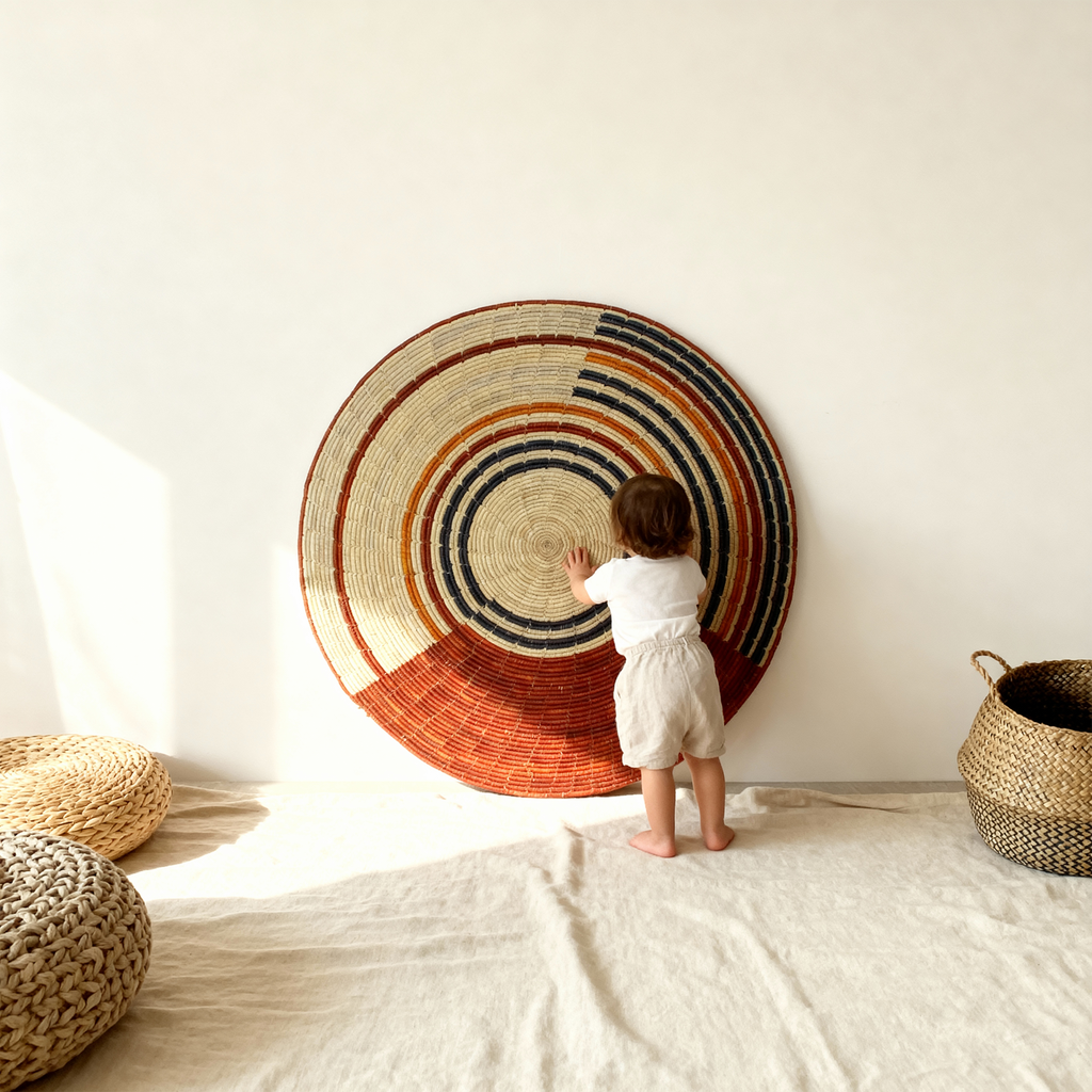 One-of-a-Kind | Search Light 24" Flat Wall Basket - MT-1902-24