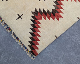 Eye Dazzler Navajo Inspired Hand-Knotted Carpet - 3x5 ft