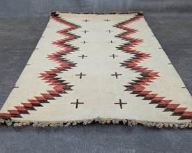 Eye Dazzler Navajo Inspired Hand-Knotted Carpet - 3x5 ft