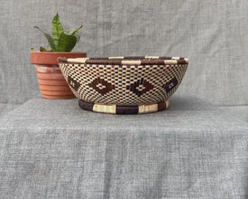 Brown Jupiter - Fruit & Vegetable Bowl Basket 7-inch