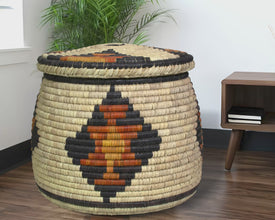 Tribal Rhythm Large Storage Laundry Basket 22-Inch