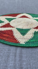 Red & Green Desert Sunshine Mat Wall Basket 14-inch