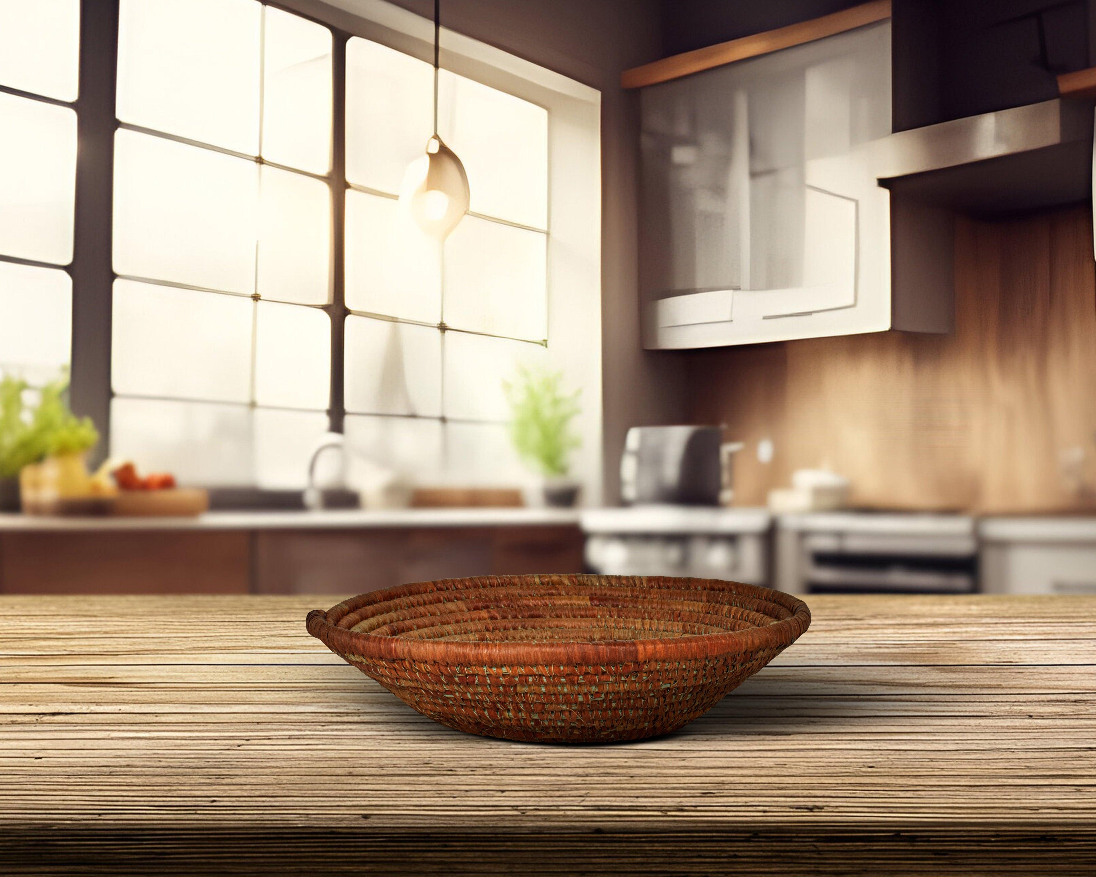 Sienna Circle Red Bowl Basket 8-inch LBW-417-7