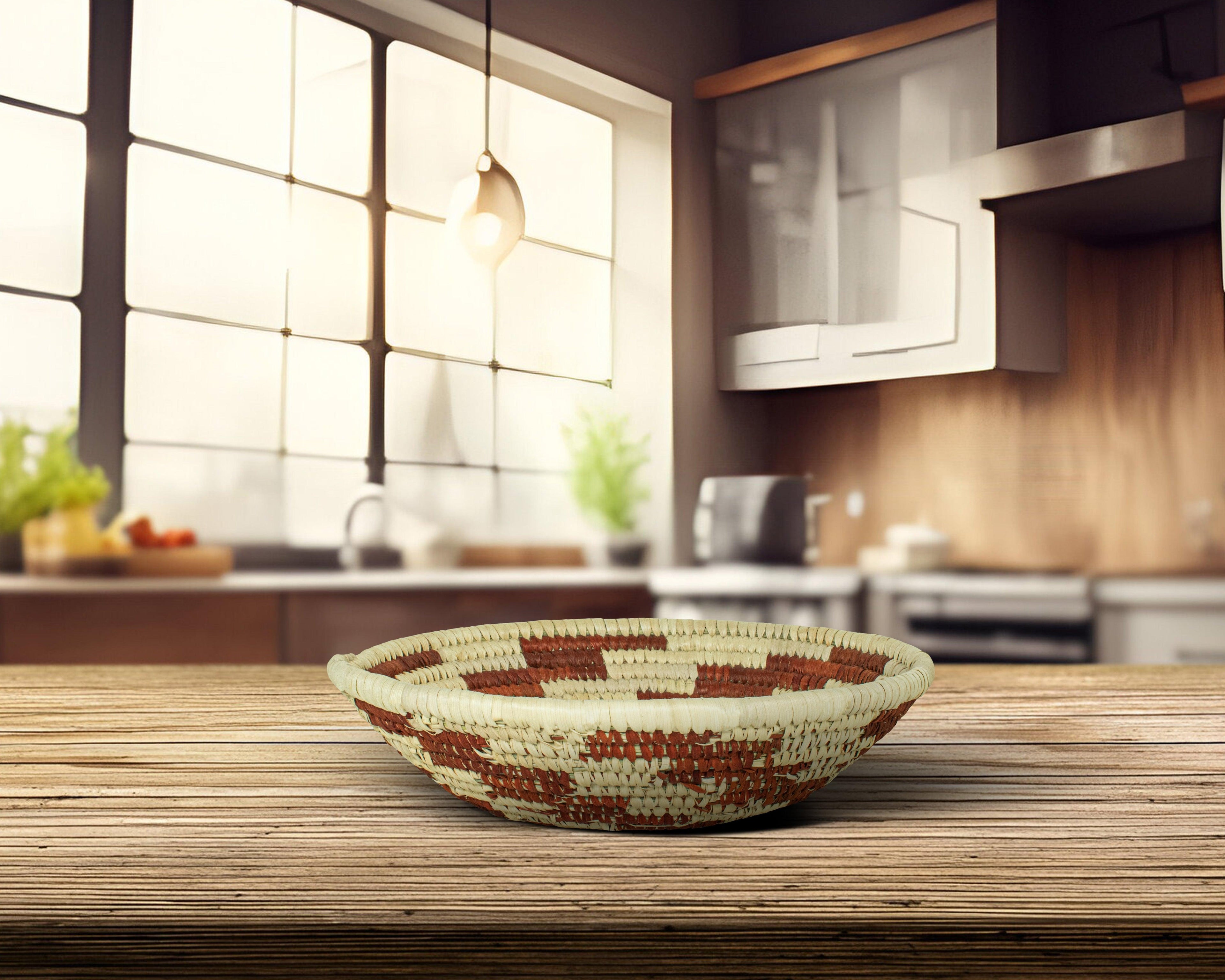 Terra Cotta Circle Red Bowl Basket 8-inch LBW-403-7 A