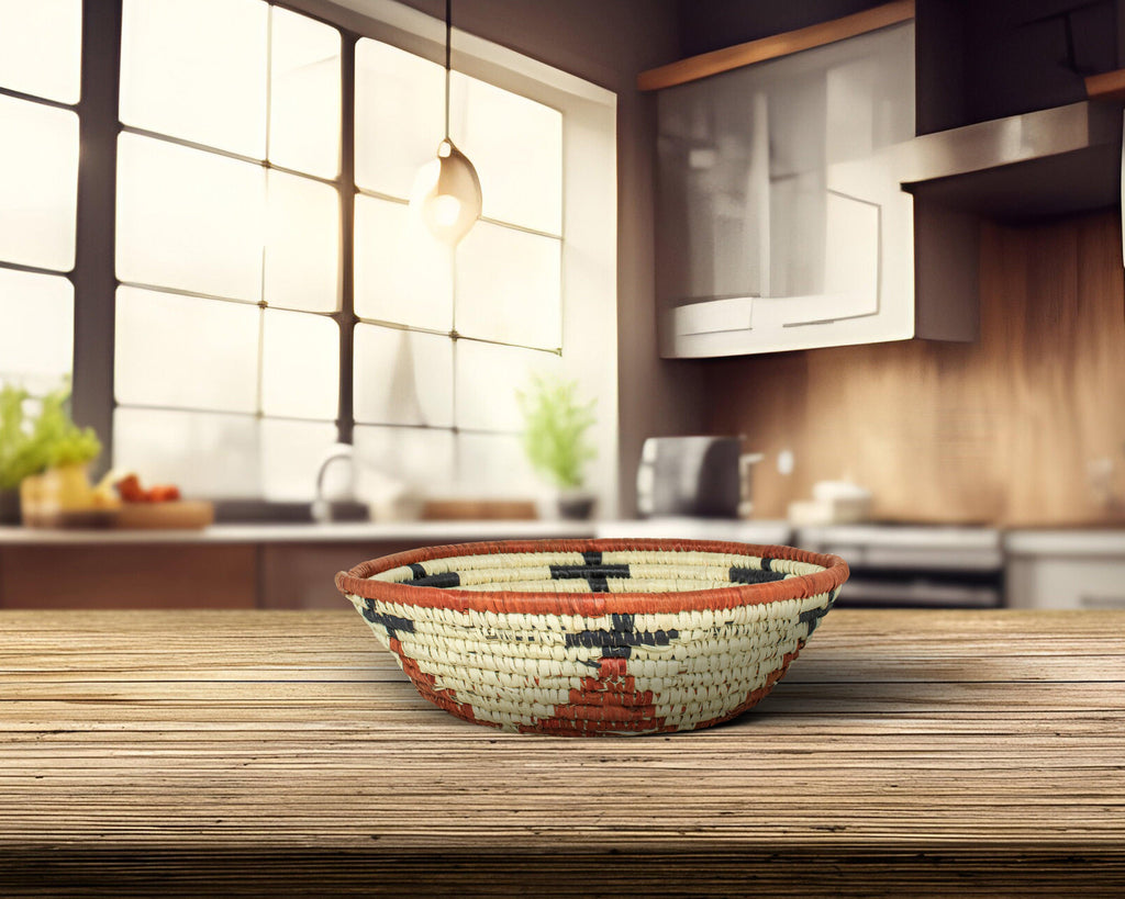 Luminary Brown Bowl Basket 8-inch LBW-432-7 B