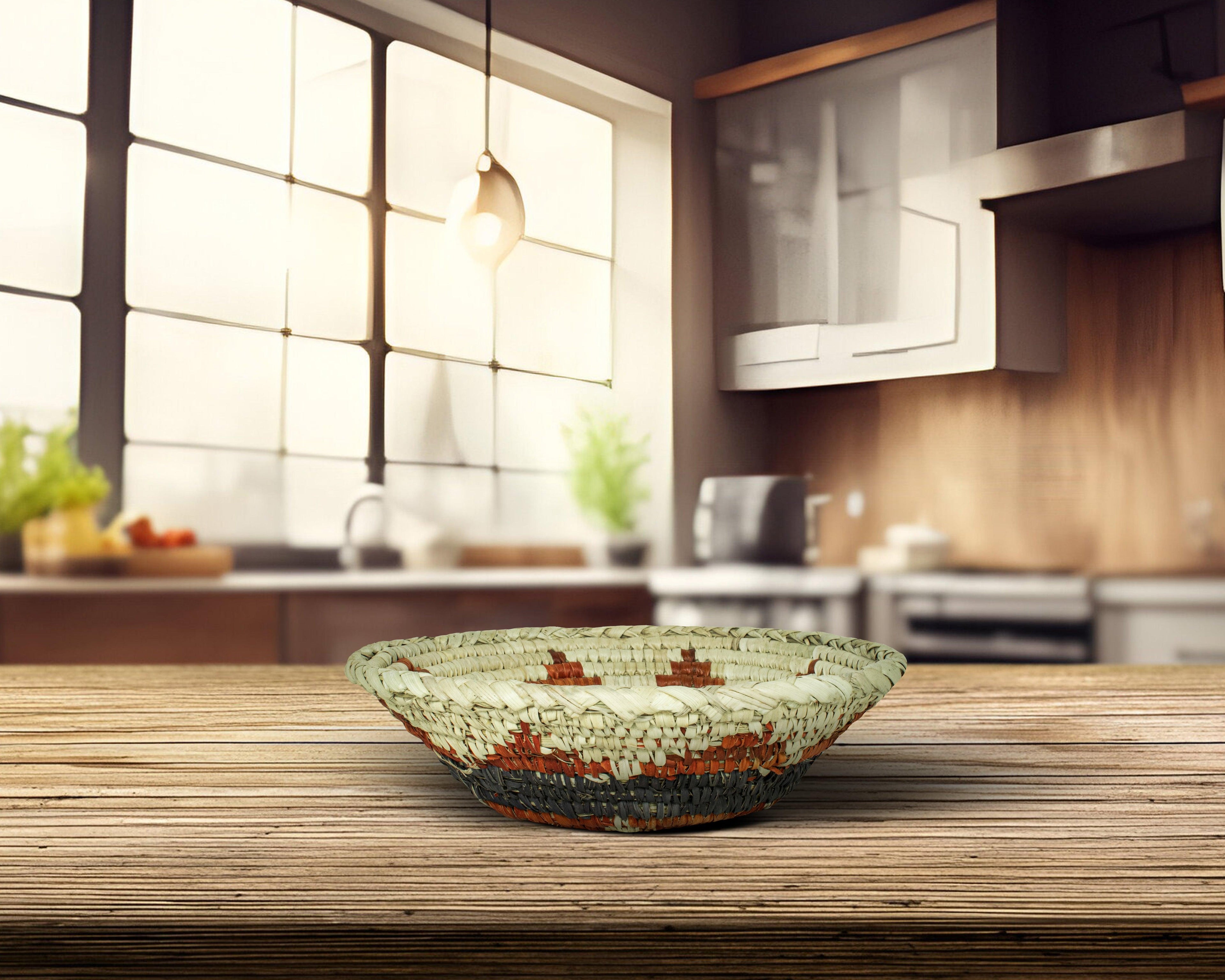 Desert Sun Red Bowl Basket 8-inch LBW-414-7