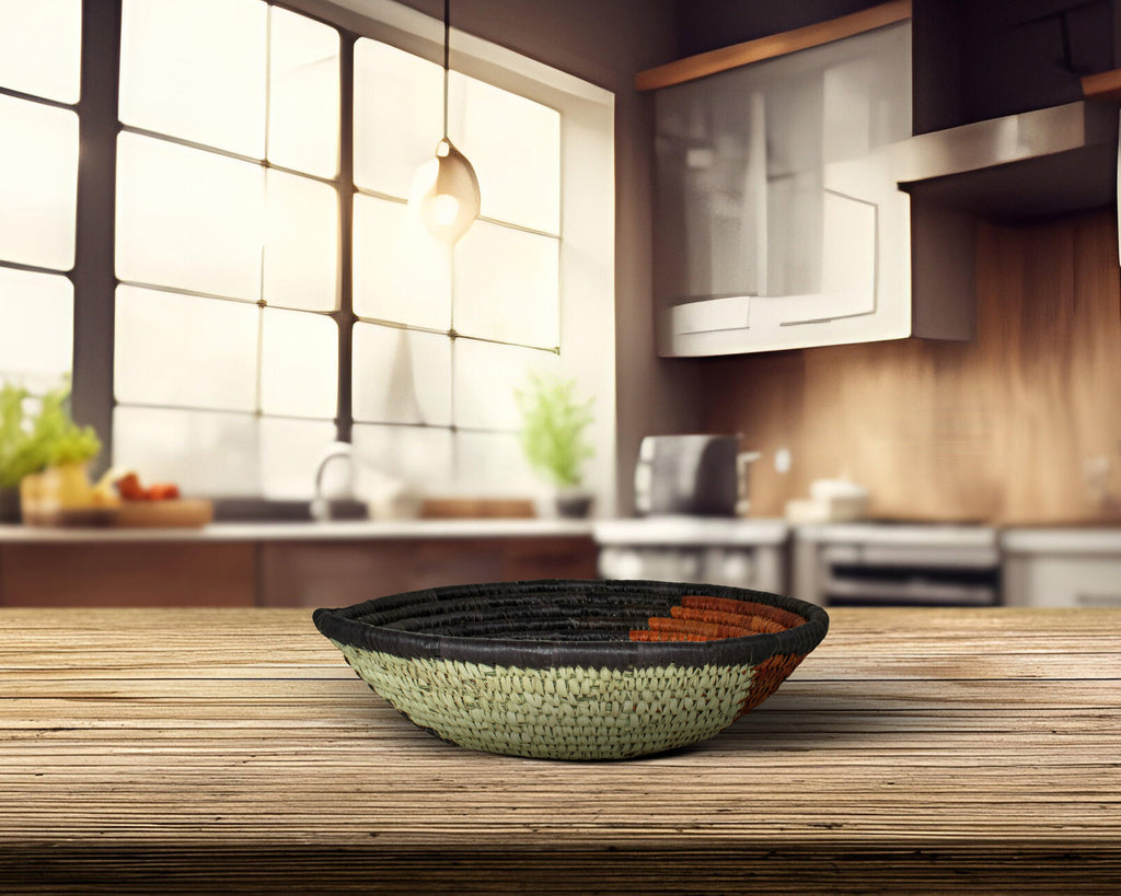 Brown Tornado Bowl Basket 8-inch LBW-416-7