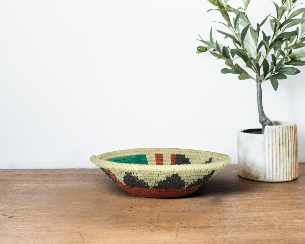 Prismatic Burst Multicolor Bowl Basket 8-inch LBW-453-7 A